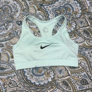🌿💙 Mint Blue Nike Dri-Ft Sports Bra Sz Small